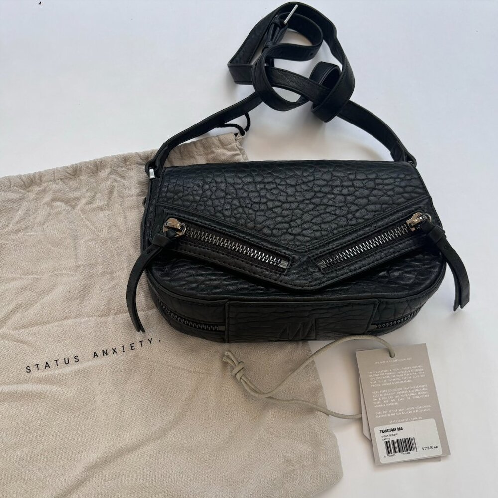 Status Anxiety Black Crossbody Bag